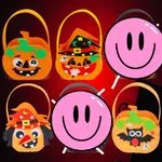 Wiaderko Pojemnik na Słodycze Halloween Motywy Dynia Wiedźma