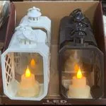 LED Storm Lantern świeca lampion biały/czarny