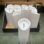 Świeca LED 12cm biała