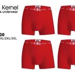 Bielizna męska Giant Kernel bokserki czerwone M-L-XL-XXL