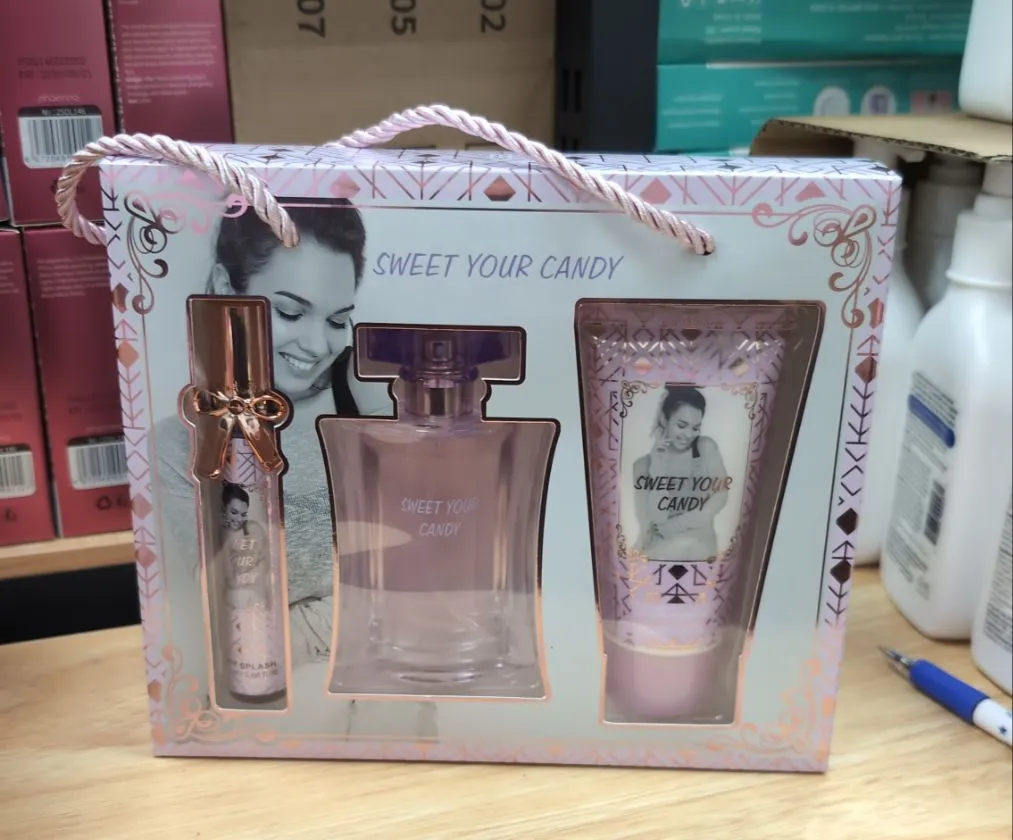 Zestaw prezentowy damski Sweet Your Candy perfumy + balsam
