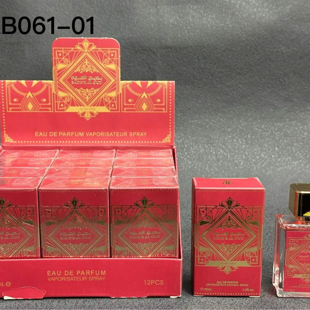 Eau de Parfum Vaporisateur Spray 30ml Czerwony AB0601-01