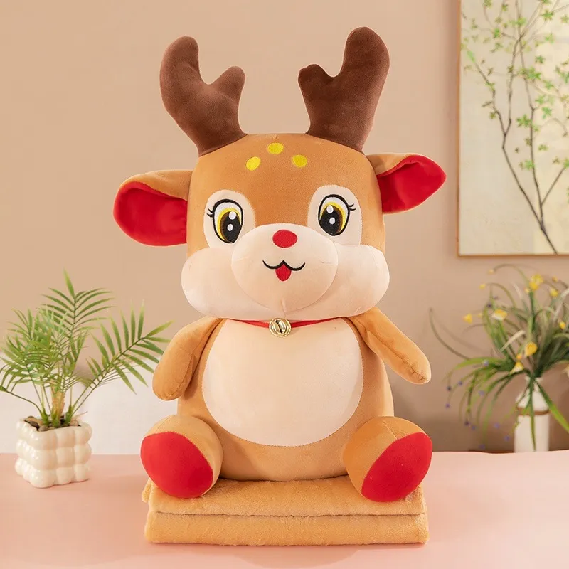 Maskotka Rudolf z Kocyk Świąteczny 120/150