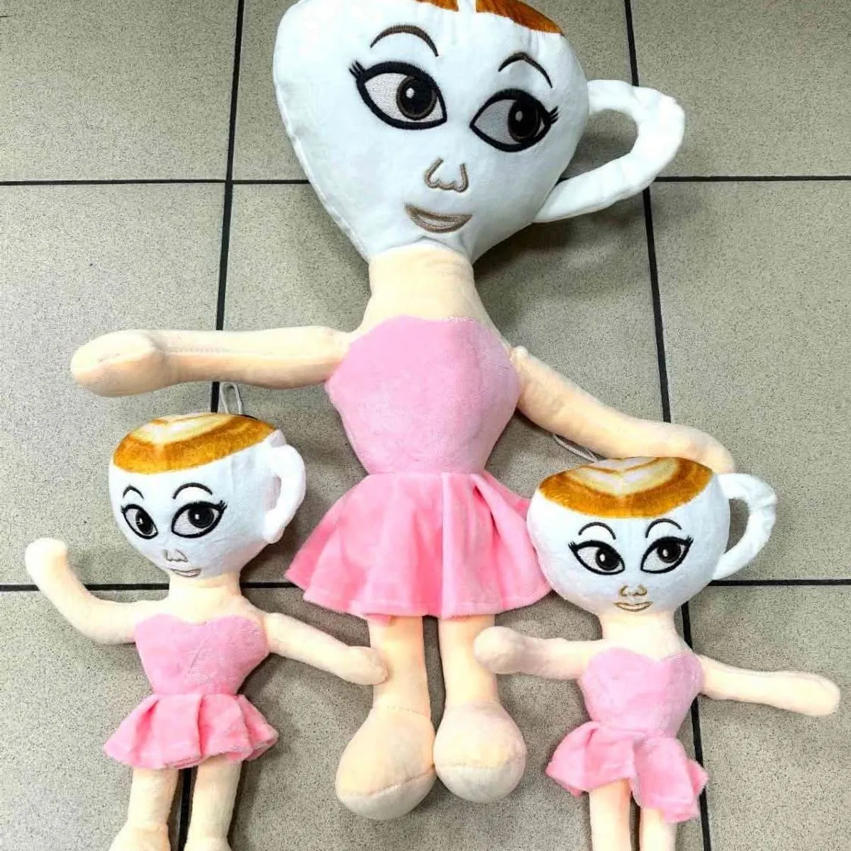 Maskotki Pluszowa Balerina Capuccino 50cm