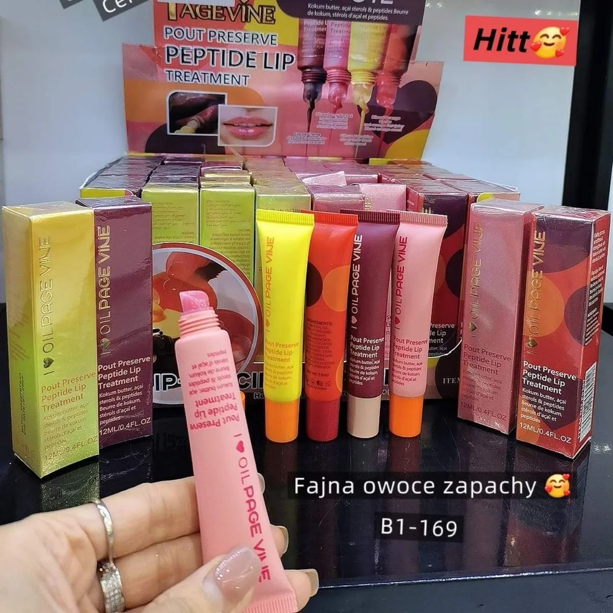 Balsam do ust Lip Preserv Peptides Oil różowy 15ml