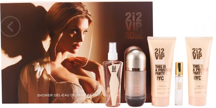 Zestaw perfum VIP Rose 212 by Carolina Herrera