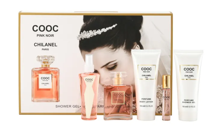 Zestaw prezentowy Pink Noir Chanel Parfum 5 elementów