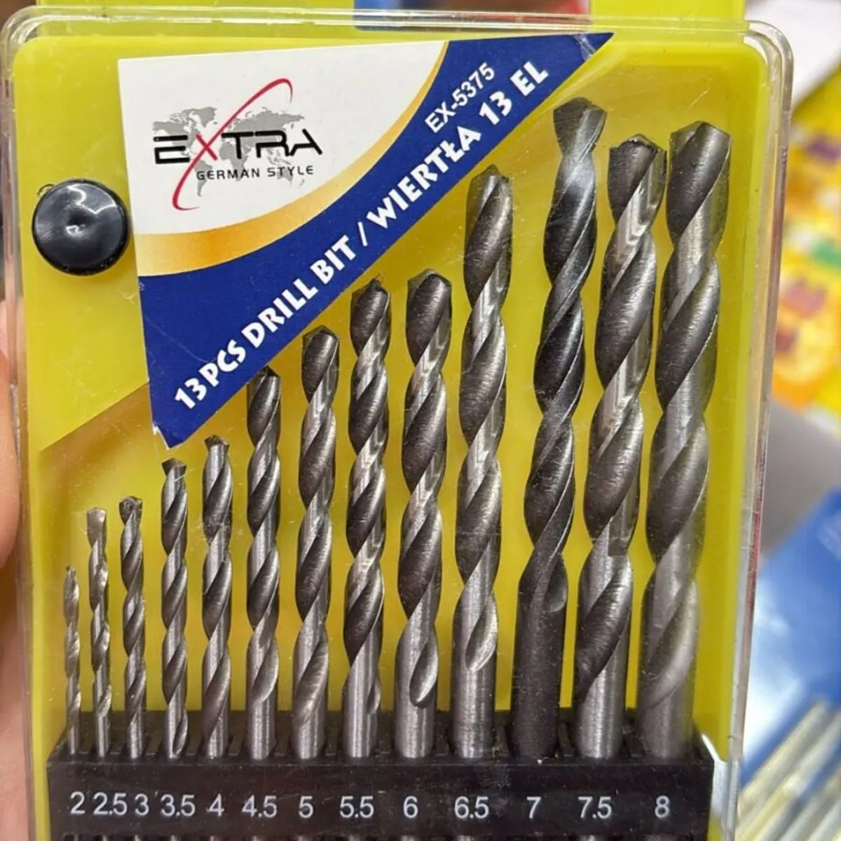 Zestaw 19 szt Wiertieł HSS EXTRATIP EL