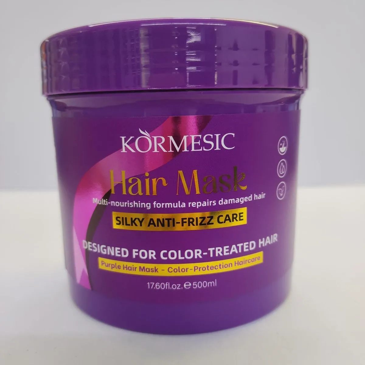Maska do Włosów KORMESIC Purple Silky Anti-Frizz 500ml