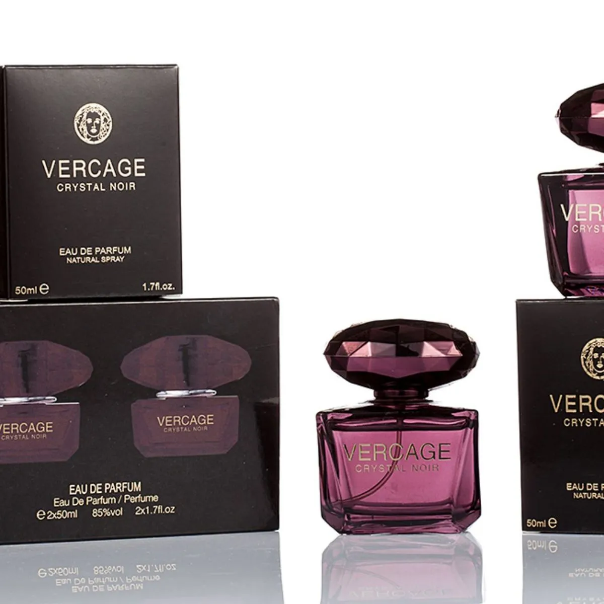 Perfumy Vercage Crystal Noir 2x50ml Eau de Parfum
