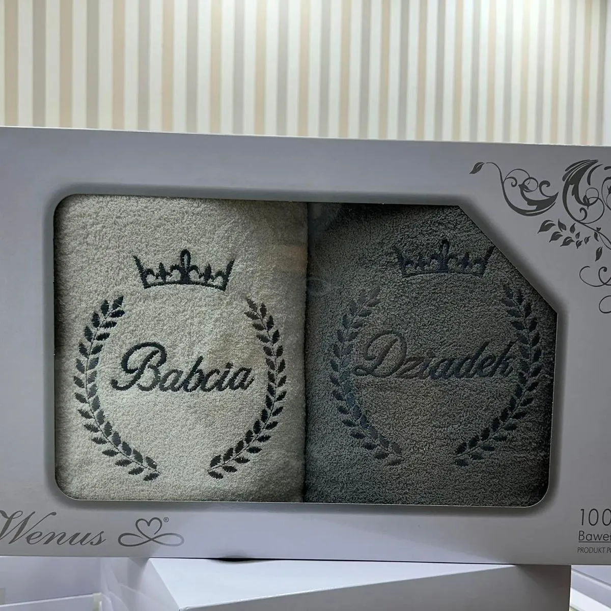 Ręczniki Bawełna Babcia&Dziadka 70/140 Venus
