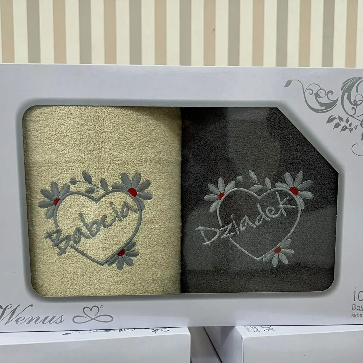 Ręczniki Bawełna Babcia&Dziadka 70/140 Venus
