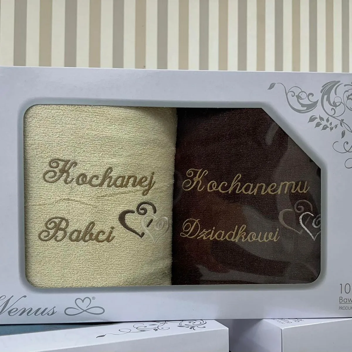 Ręczniki Bawełna Babcia&Dziadka 70/140 Kochanej Babci&Dziadkowi