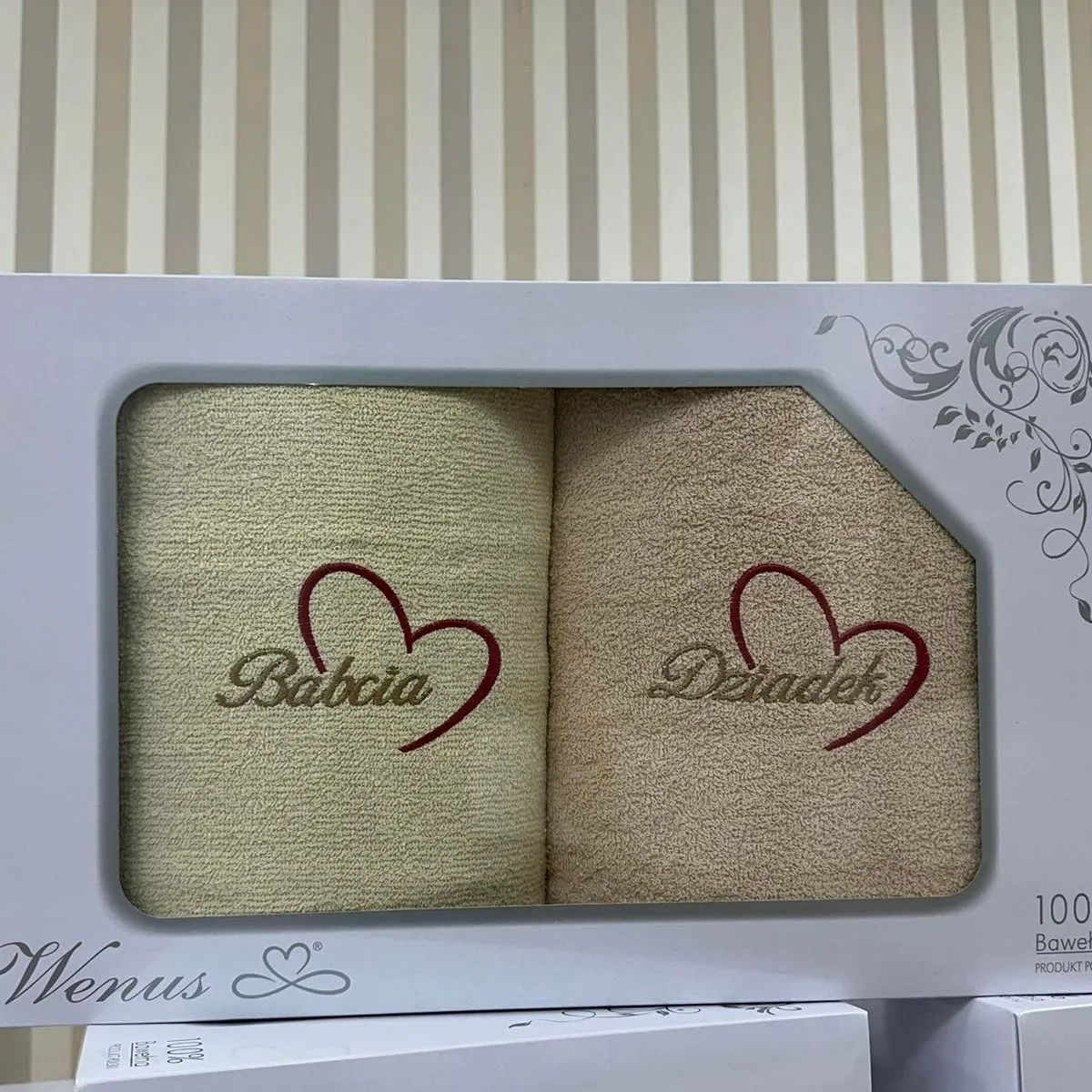 Ręczniki Bawełna Babcia&Dziadka 70/140 Venus 100% Bawełna