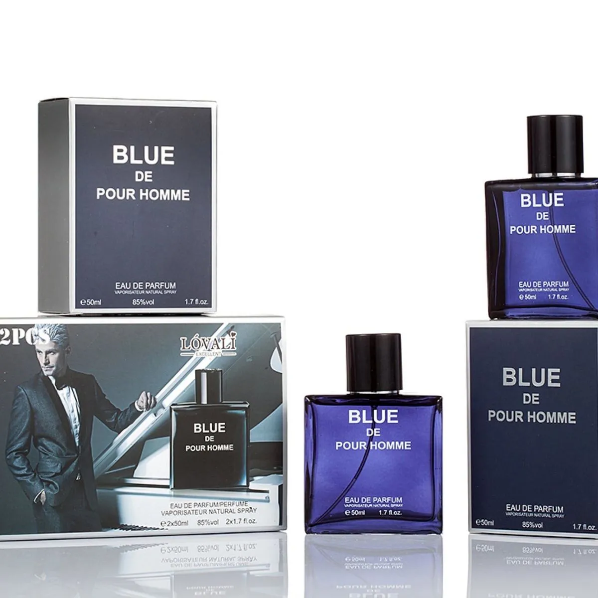 Zestaw perfum męskich Blue Pour Homme 2x50ml