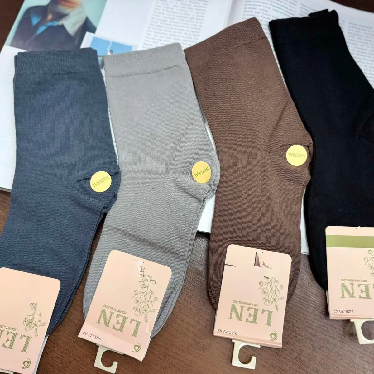 Skarpetki męskie 5-pack szare granatowe brązowe czarne
