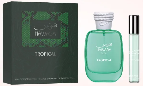Zestaw Perfum Hawasa Tropical 100ml + 20ml