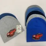 Czapki dziecięce beanie z nadrukiem samochodu, 6 szt