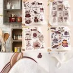 Ściereczki Kuchenne z Mikrofibry 35/75 Kawowe Motywy