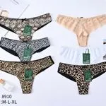 Majtki damskie stringi M-L-XL wzór etniczny