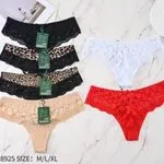 Majtki damskie koronkowe M/L NO:8925, 6 szt