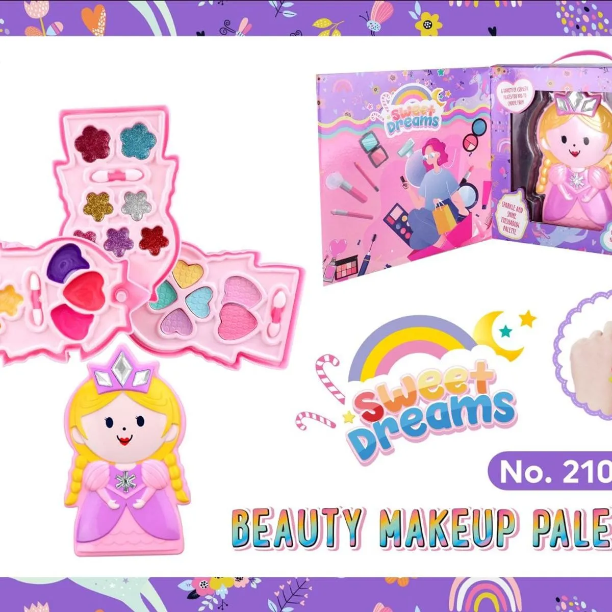 Zabawka Kosmetyczka Beauty Makeup Palette Sweet Dreams No. 2101G