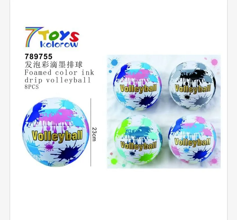 Zabawki Piłka do Siatkówki Foam Color Ink 23cm