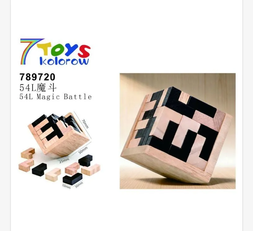 Zabawka logiczna 7 Toys Kolorow 789720 54 Magic Battle