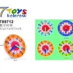 Zabawka Zegar Digital Clock kolorowy 14cm