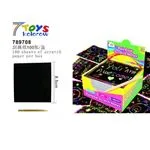Papier do zadrapań Rainbow Scratch Notes 100 arkuszy