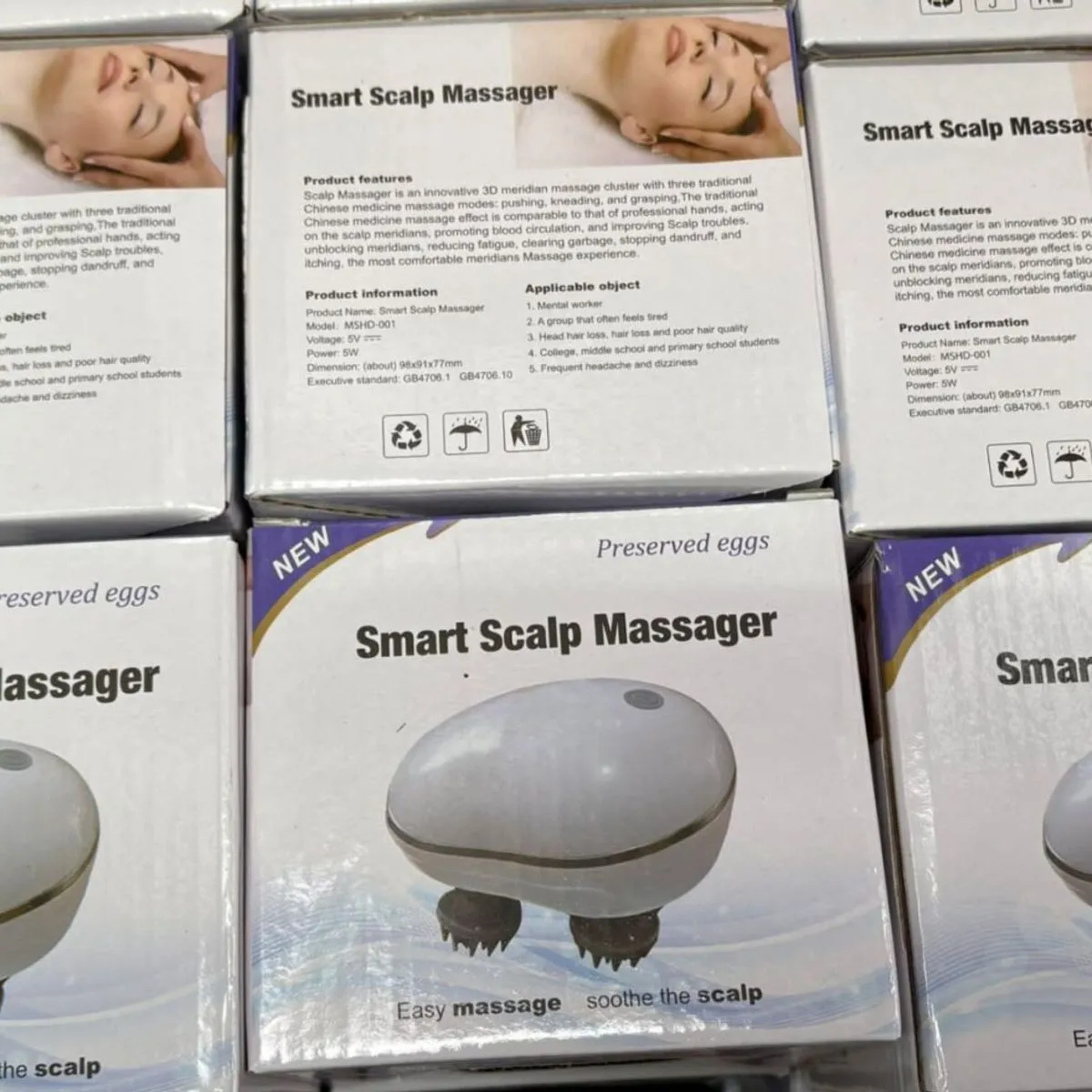 Smart Scalp Massager Masażer do Skóry Głowy Jajko
