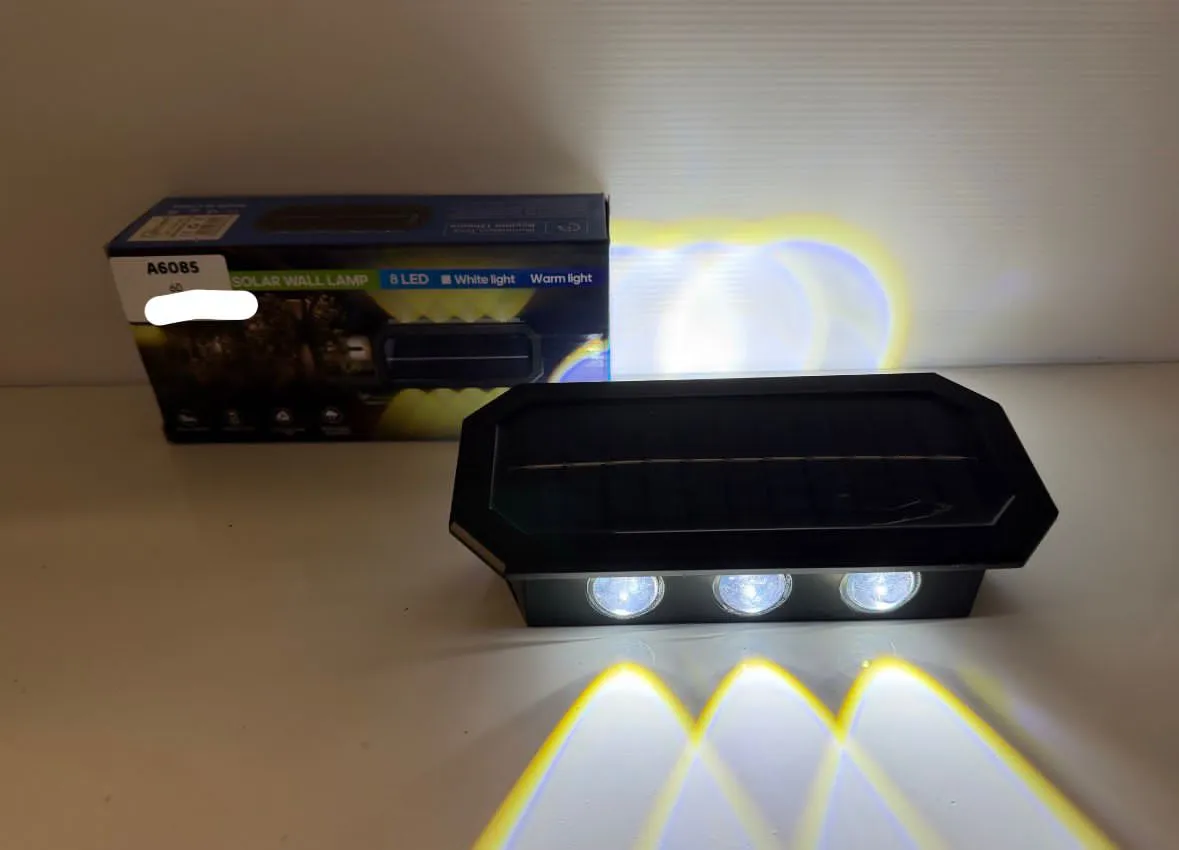 Lampa solarna LED 3W biała ciepła światło