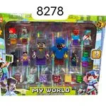 Zestaw figurek Minecraft magnetycznych 19 PCS 8278