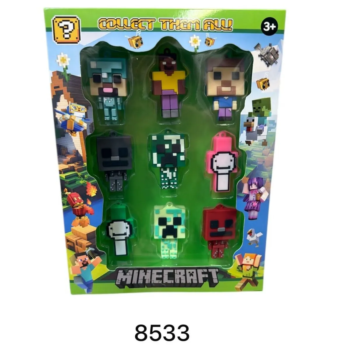 Zestaw 10 figurek Minecraft do kolekcjonowania