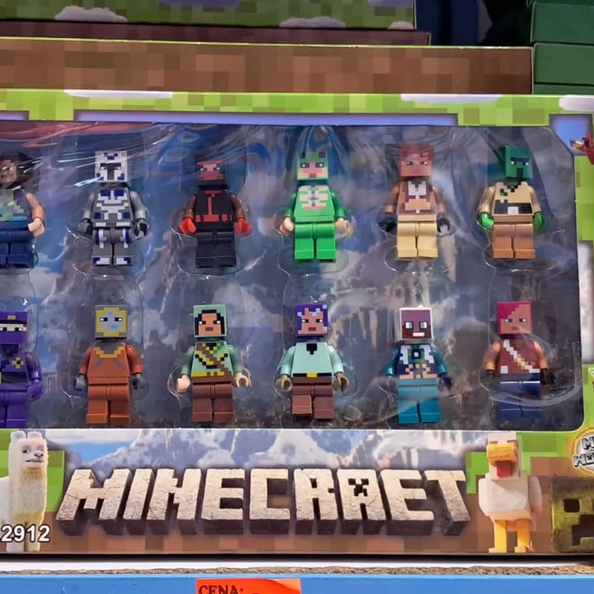 Zabawki Figurki Minecraft 12PCS w pudełku