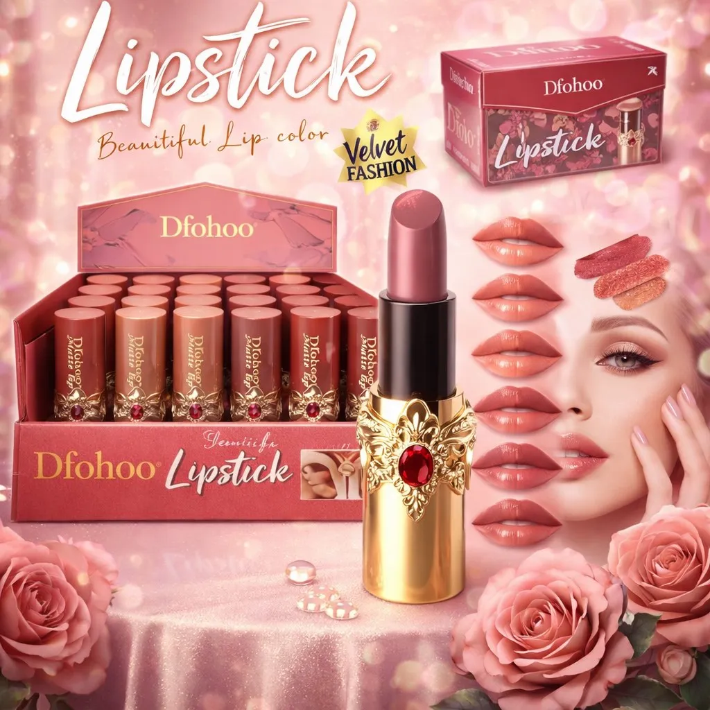 Szminka Dfohoo Velvet Lipstick różowa matowa