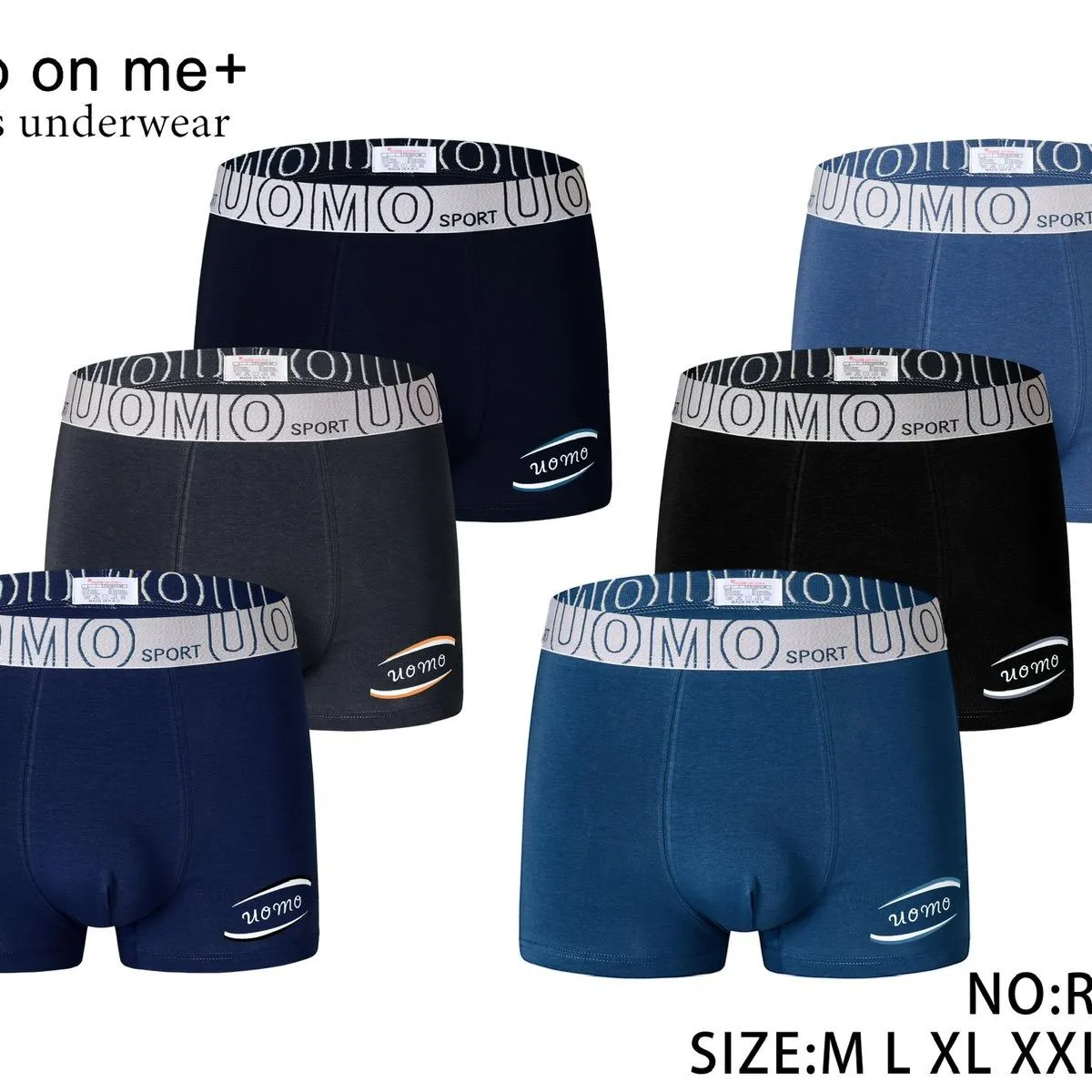 Bokserki męskie Hello on me+ sportowe NO-R9156 M-XXXL