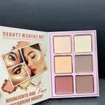 Zestaw do makijażu Highlights i Contouring Multi-Color