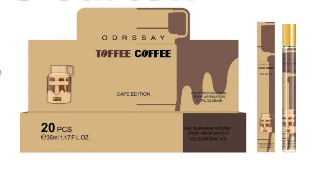 Perfumetki Toffee Coffee 35ml Cafe Edition 20szt