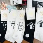 Skarpetki damskie YANG z nadrukami Black Cat i Panda C18