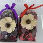 Pachnące Suszone Kwiaty w Worku z Kokardą