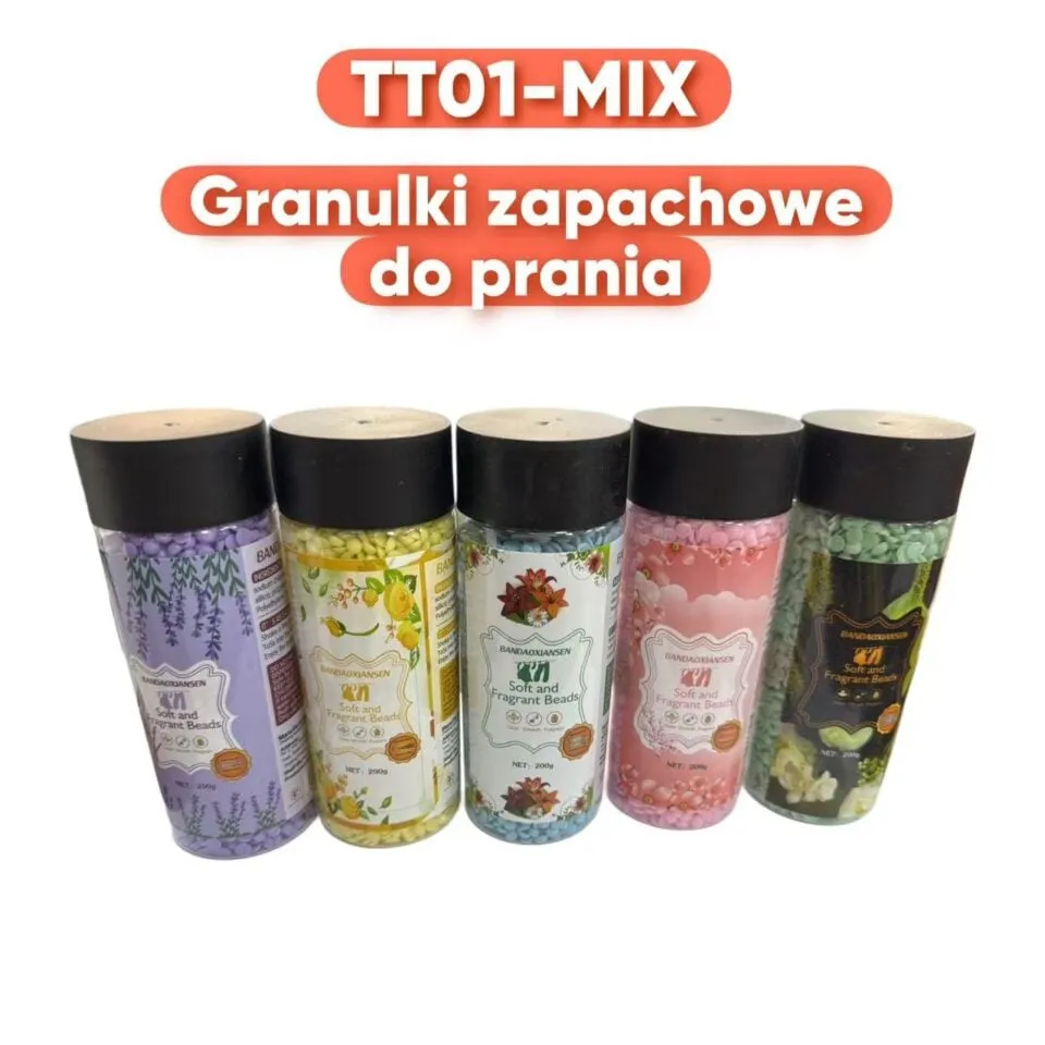 Granulki zapachowe do prania 200g Mix kolorów TT01-MIX