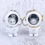 Brelok do Kluczy Astronauta z Kotkiem, Mix Kolorów, 12 szt.