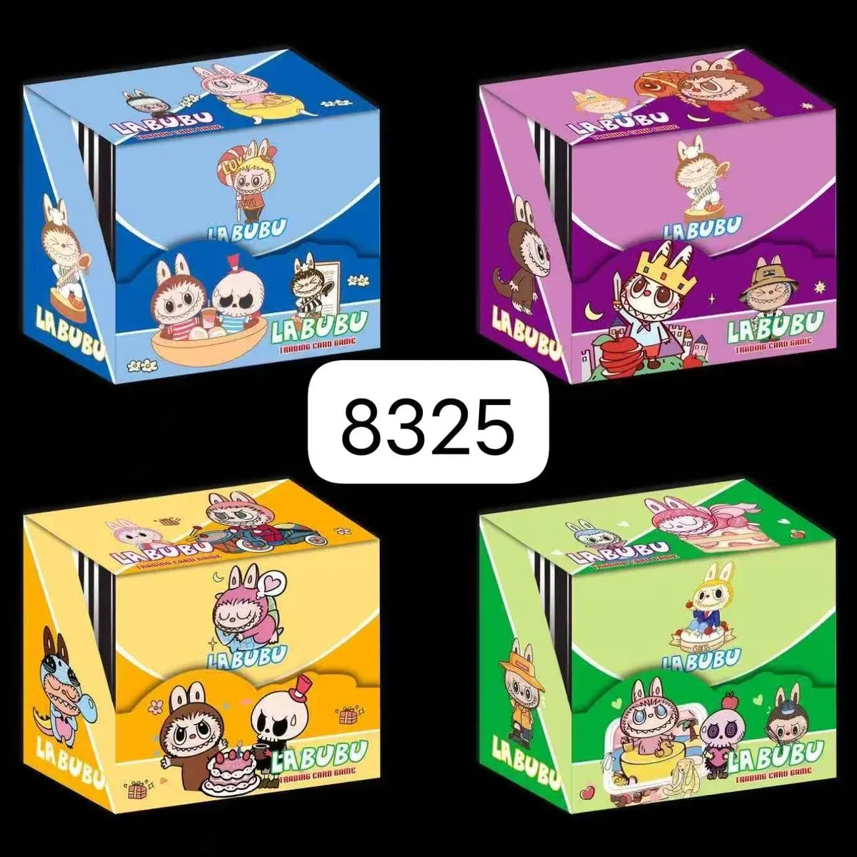Karty Labubu Trading Card Game Kolekcjonerskie, 12 szt