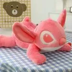 Maskotka Pluszowa Stitch Angel Różowa Leżąca 55cm