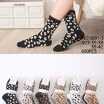 Skarpety damskie Yang's Socks NO-501-35/39 wzór kwiatowy