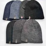 Czapki męskie beanie melanżowe 12 szt/opak.
