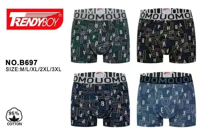 Bokserki męskie TrendyBoy NO.B69/NO.B67 S-M-L-XL-XXL 4 szt
