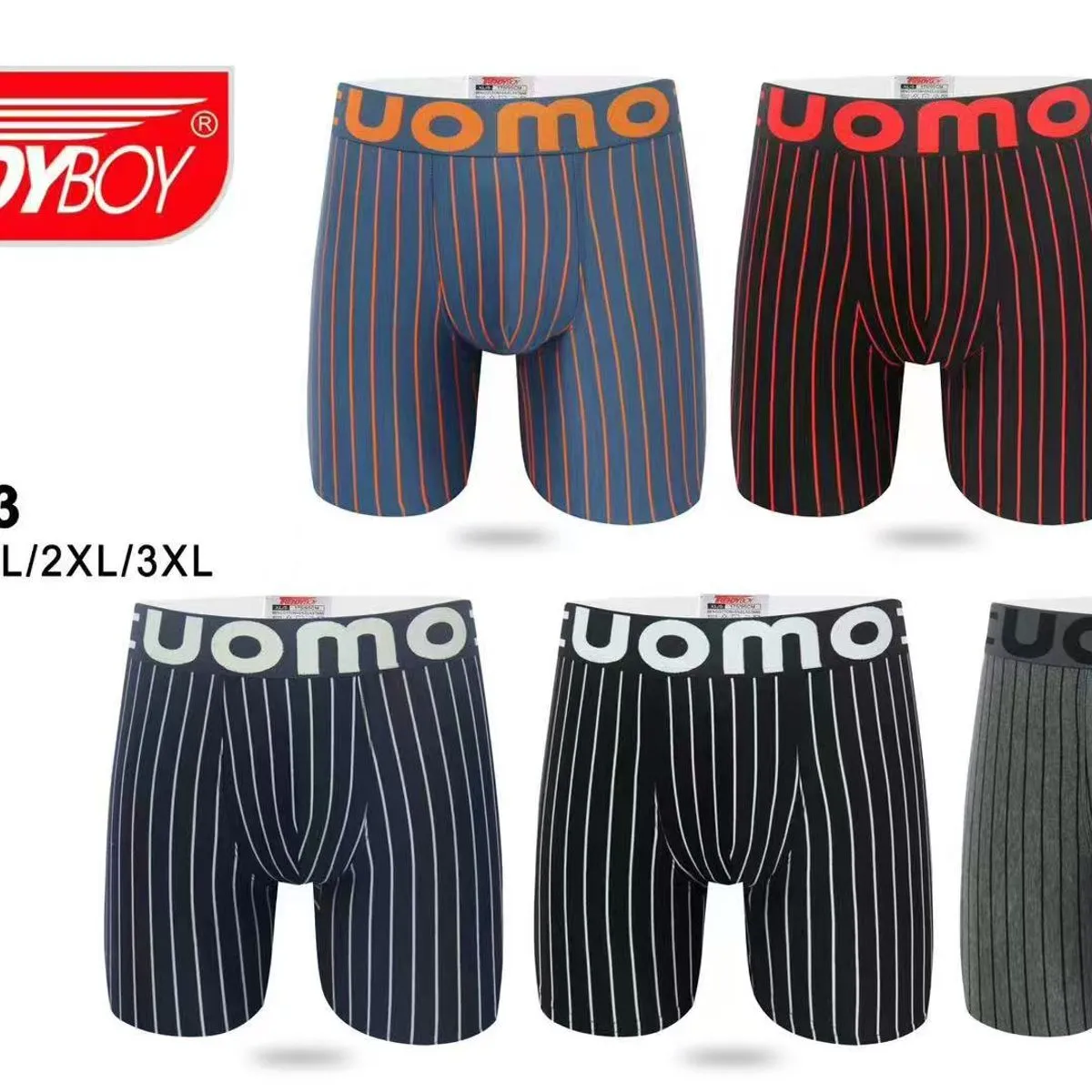 Bielizna męska TrendyBoy bokserki NO.B723 M/L/XL/XXL 5 szt
