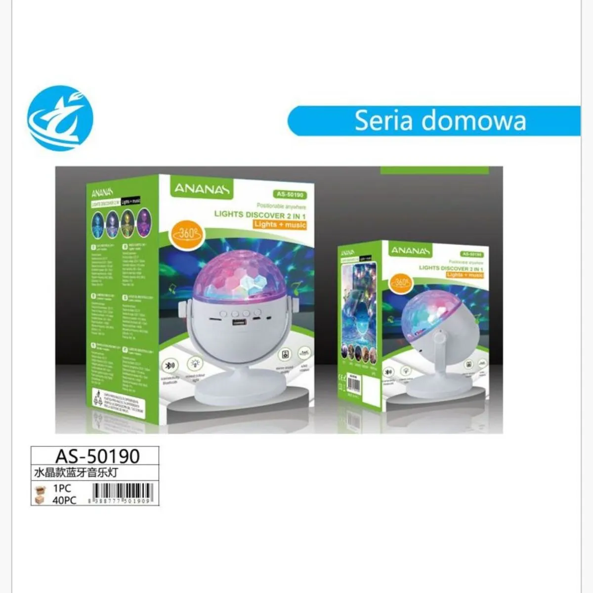 Lampka Light Discover 2in1 AS-50190